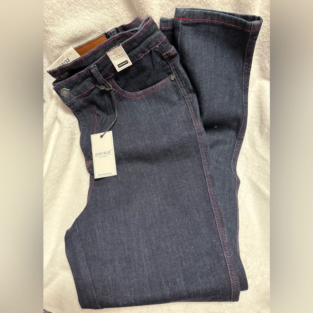 Judy Blue Women's Dark Blue Jeans Skinny Fit High Waisted NWT 15/32